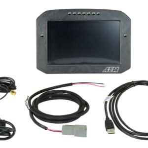 AEM CD-7LG Carbon Logging Flush Digital Dash Display w/ Internal 20Hz GPS & Antenna