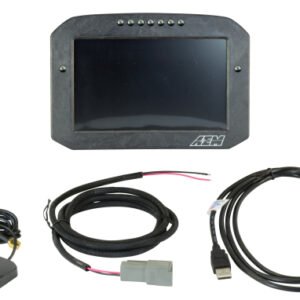 AEM CD-7G Carbon Flush Digital Dash Display w/ Internal 20Hz GPS & Antenna