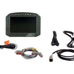 AEM CD-5LG Carbon Logging Flush Digital Dash Display w/ Internal 20Hz GPS & Antenna