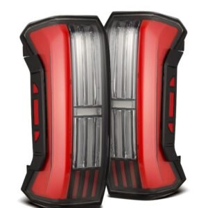 AlphaRex 22-24 Toyota Tundra NOVA-Series Prismatic LED Tail Lights - Black/Red