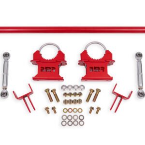 BMR 79-04 Ford Mustang 1.25in Rear Weld-on Anti-roll Bar Kit - Hollow - Red