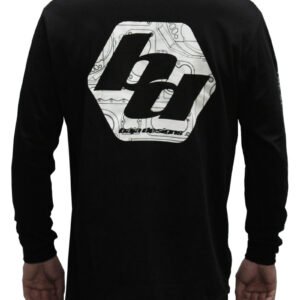 Baja Designs BD Black Mens Long Sleeve Shirt Small