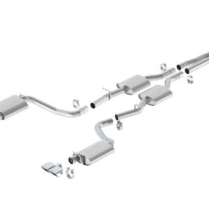 Borla 15-16 Dodge Challenger R/T 5.7L Dual Rectangle Angle Cut Dual Split Rear Exit S-Type Exhaust