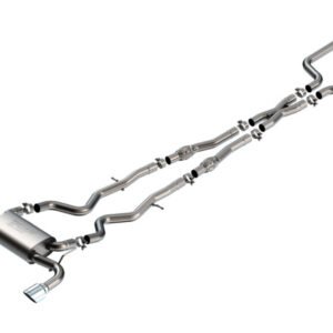 Borla 16-24 Infinity Q50 (Auto V6) S Type Cat Back - Chrome Tip