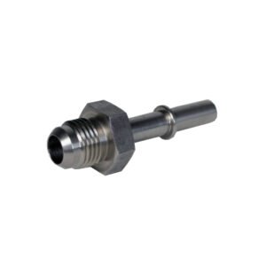 Aeromotive Ford OE Pressure Line - 5/16in Male Quick Connect to -6 AN male (Male OE filter coupler)