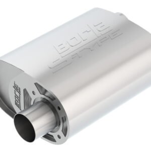 Borla CrateMuffler Ford Coyote 2.5 inch Offset/Offset 12in x 6in x 10.34in S-Type Oval Muffler
