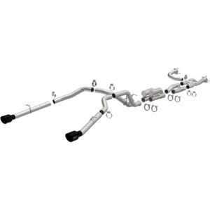 MagnaFlow 2025 Ram 1500 RHO SPEQ Series Black Chrome Cat-Back Performance Exhaust System