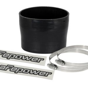 aFe Magnum FORCE (3-3/4in ID to 3-1/2in ID x 3in L) Straight Reducing Coupler - Black