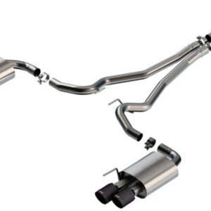 Borla 2024 Ford Mustang 2.3L Ecoboost S-Type Catback Exhaust CF BA w/ Quad Tips - Non-Active
