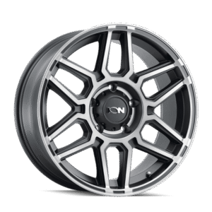 ION Type 146 17x9 / 5x127 BP / 0mm Offset / 78.1mm Hub Matte Black W/Machined Dart Tint Wheel