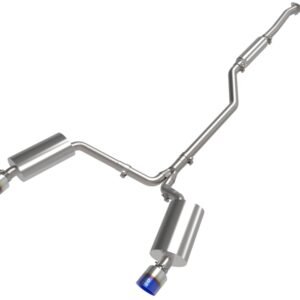 aFe 09-14 Acura TSX L4 2.4L Takeda 2-1/2in to 2-1/4in 304 SS Cat-Back Exhaust System w/BlueFlame Tip