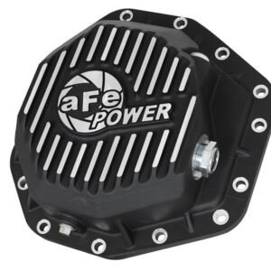 aFe Power Pro Ser Rear Diff Cover Black w/Mach Fins 2017 Ford Diesel Trucks V8-6.7L(td) Dana M275-14