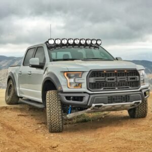 KC HiLiTES 17-18 Ford Raptor 57in. Pro6 Gravity LED 9-Light 180w Combo Beam Overhead Light Bar Sys