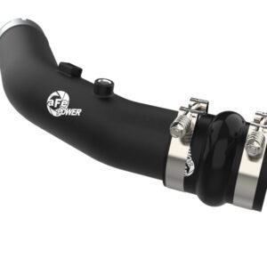 aFe 23-24 Ford F250/F350 Super Duty V8-6.7L BladeRunner 3 In. Aluminum Hot Charge Pipe- BLK