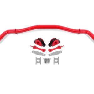 BMR 05-14 Ford Mustang Front Hollow 38mm Sway Bar Kit w/ Bushings - Red