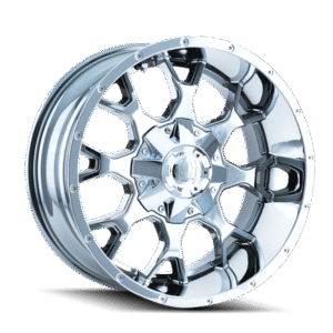 Mayhem 8015 Warrior 18x9 / 5x114.3 BP / 18mm Offset / 87mm Hub Chrome Wheel
