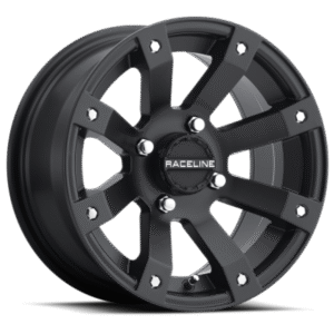 Raceline A79 Scorpion 12x7in / 4x136.5 (10mm) BP/5+2 10mm Offset/110.18mm Bore - Satin Black Wheel