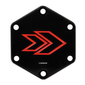 NRG Engraved Arrow Horn Delete Button-RED