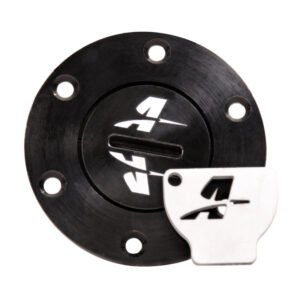 Aeromotive 1.5in Screw-on Fill Cap - Black