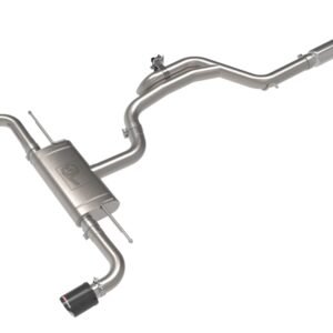 aFe Gemini XV 3in to 2 1/2in 304 SS Cat-Back Exhaust 22-23 Volkswagen GTI (MK8) 2.0L w/ Carbon Tips