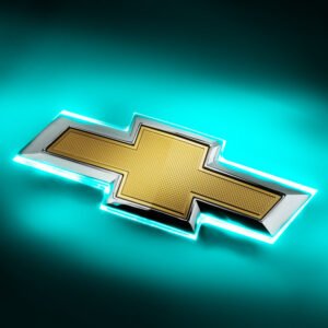 Oracle 16-19 Chevrolet Camaro Illuminated Bowtie - Dual Intensity - Aqua