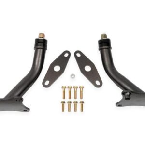 BMR 16-24 Chevrolet Camaro (6th Gen) Motor Mount Kit w/ Solid Bushings - Black Hammertone