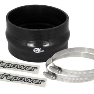 aFe Magnum FORCE 4.75in ID 3in L Straight Reducing Bellow Coupler - Black