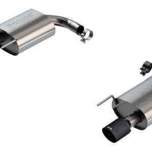Borla 2024-2025 Ford Mustang Eco Boost 2.3L S-Type Axle Back Exhaust w/ Carbon Fiber Tips