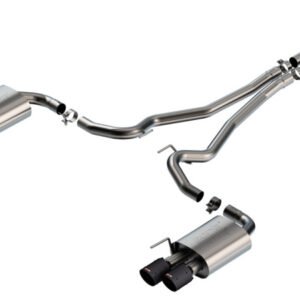 Borla 2024 Ford Mustang 2.3L Ecoboost ATAK Catback Exhaust CF BA w/ Quad Tips - Non-Active