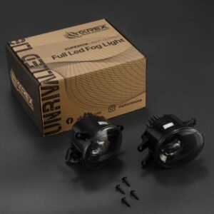 AlphaRex Universal Toyota/Lexus/Scion DoubleTap Dual Color LED Projector Fog Lights - White/Amber