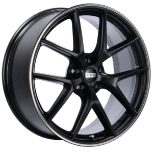 BBS CI-R 20x8.5 5x120 ET32 Satin Black Polished Rim Protector Wheel -82mm PFS/Clip Required