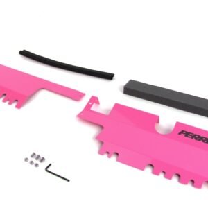 PERRIN 15-21 Subaru WRX/STI Radiator Shroud (With OEM Intake Scoop) - Hyper Pink
