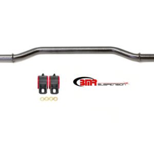 BMR 13-15 5th Gen Camaro Front Hollow 29mm Adj. Sway Bar Kit w/ Bushings - Black Hammertone
