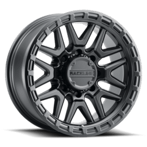 Raceline 953B Krank 18x9in / 8x180 BP / 18mm Offset / 124.2mm Bore - Satin Black Wheel