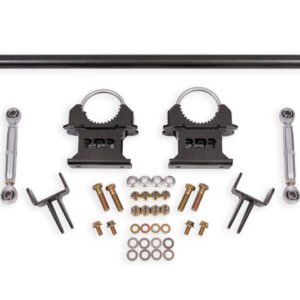 BMR 79-04 Ford Mustang 1.25in Rear Weld-on Anti-roll Bar Kit - Hollow - Black