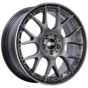 BBS CH-RII 20x8.5 5x120 ET32 Satin Platinum Center Black Lip SS Rim Prot Wheel -82mm PFS/Clip Req