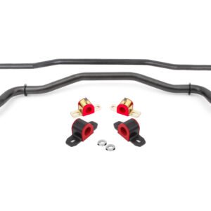 BMR 15-22 S550 Mustang Sway Bar Kit with Bushings  Front and Rear Black Hammertone