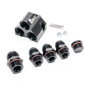 Radium Engineering Distribution Block 12-10-10-10 With Fittings