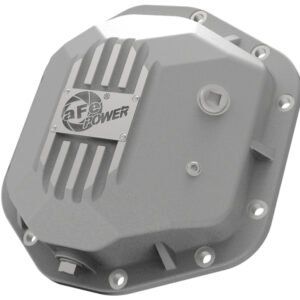 aFe 97-18 Jeep Wrangler TJ/JK Dana 44 Street Series Differential Cover w/ Machined Fins - Raw