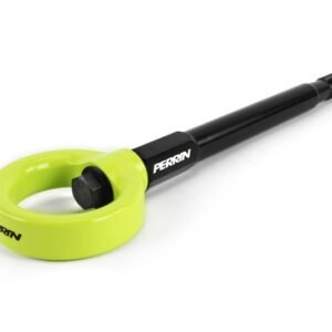 PERRIN 08-14 Subaru WRX & STI / 08-11 Impreza / 05-09 Legacy Tow Hook Kit (Front) - Neon Yellow