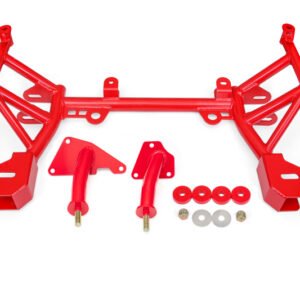 BMR 93-02 4th Gen F-Body K-Member LT1 Motor Mounts Standard Rack Mounts Red