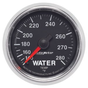 AutoMeter Gauge Water Temp 2-1/16in. 140-280 Deg. F Mechanical Gs