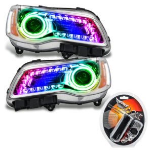Oracle 11-14 Chrysler 300C SMD HL - Chrome - NON HID - ColorSHIFT DRL - ColorSHIFT