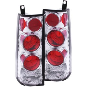 ANZO 1996-2002 GMC Savana Taillights Chrome