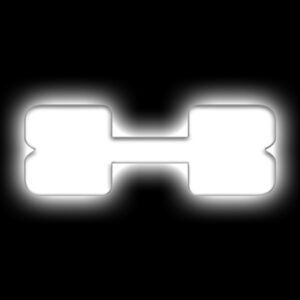 ORACLE Lighting Universal Illuminated LED Letter Badges - Matte Wht Surface Finish - X