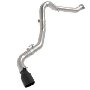 aFe 2021+ Jeep Gladiator V6-3.0L (td) Vulcan Series 3in 304 SS DPF-Back Exhaust System - Black Tip