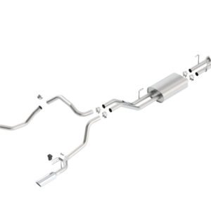 Borla 14-15 Toyota Tundra 4.6L/5.7L Crew Max SB DC SB Touring Cat Back Exhaust Dual Split Rear Exit
