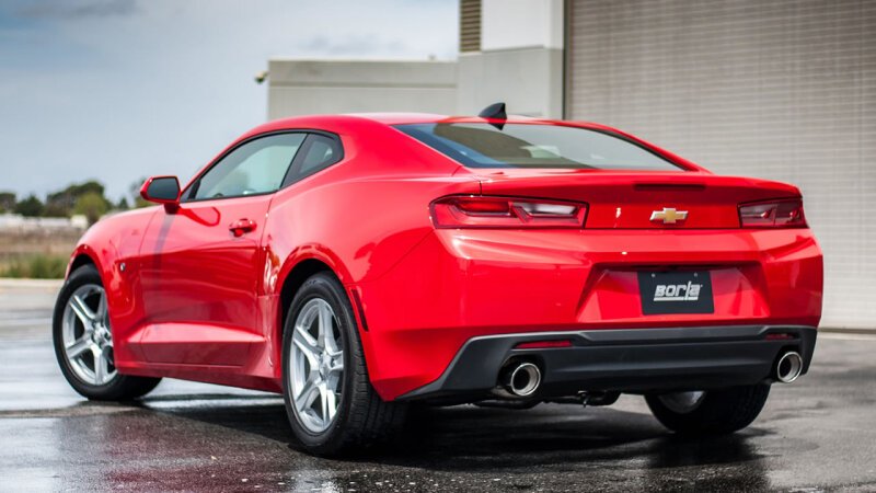 Borla 16-17 Chevy Camaro 3.6L V6 Single Split Rear Exit ATAK Axle-Back Exhaust