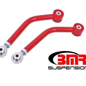 BMR 08-17 Challenger Upper Control Arms Single Adj. Rod Ends (Polyurethane) - Red