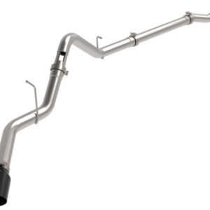 aFe 23-23 GM Trucks L6-3.0L (td) LZ0 Large Bore-HD 3 IN 409 SS Back Exhaust System w/Black Tip
